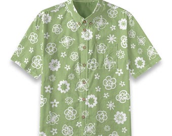 Kid's Shirt With Pocket - "Flower Power"