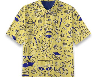 Kid's Shirt With Pocket - "Alien Games"