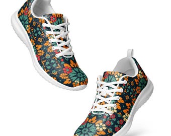 Mens athletic shoes - “Floralissimo" Sneakers