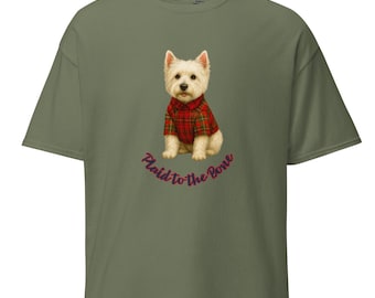 Unisex classic tee - "Plaid to the Bone" (Wes-tee style)