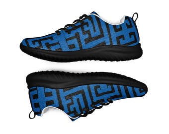 Men’s athletic shoes - The Blue Black Key Sneakers