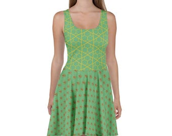 Skater Dress - “Buzzed & Beautiful”