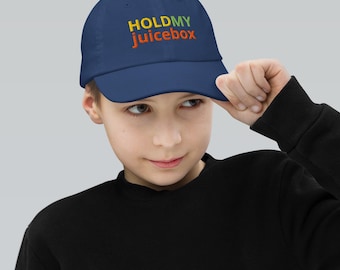 Youth baseball cap - "Hold My Juicebox'