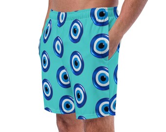 Recycled Swim Trunks - "Eye Sea You"