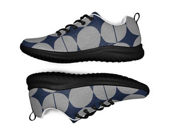Mens athletic shoes - "Geo Navy"