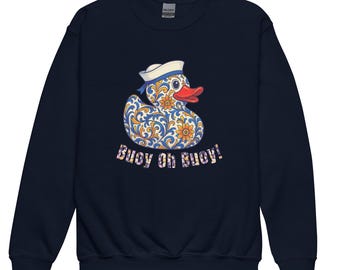 Kid's The crewneck sweatshirt - "Buoy Oh Buoy"