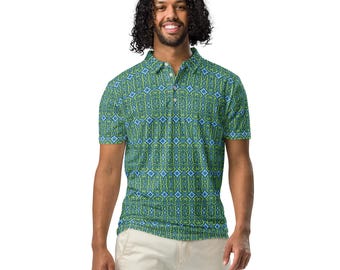 Men’s slim fit polo - “Lawn Party Legend”