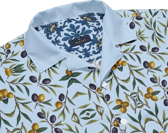 Aperitivo Chic: Olive the Drama - Unisex button shirt