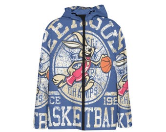 Kid's Waterproof And Windproof Jacket - "BasketBunny"