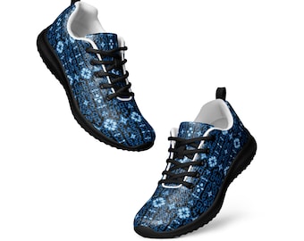 Men’s athletic shoes - “Midnight Bloom”