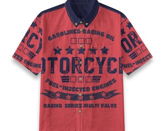 Kid's Shirt With Pocket - "Start your Engines"