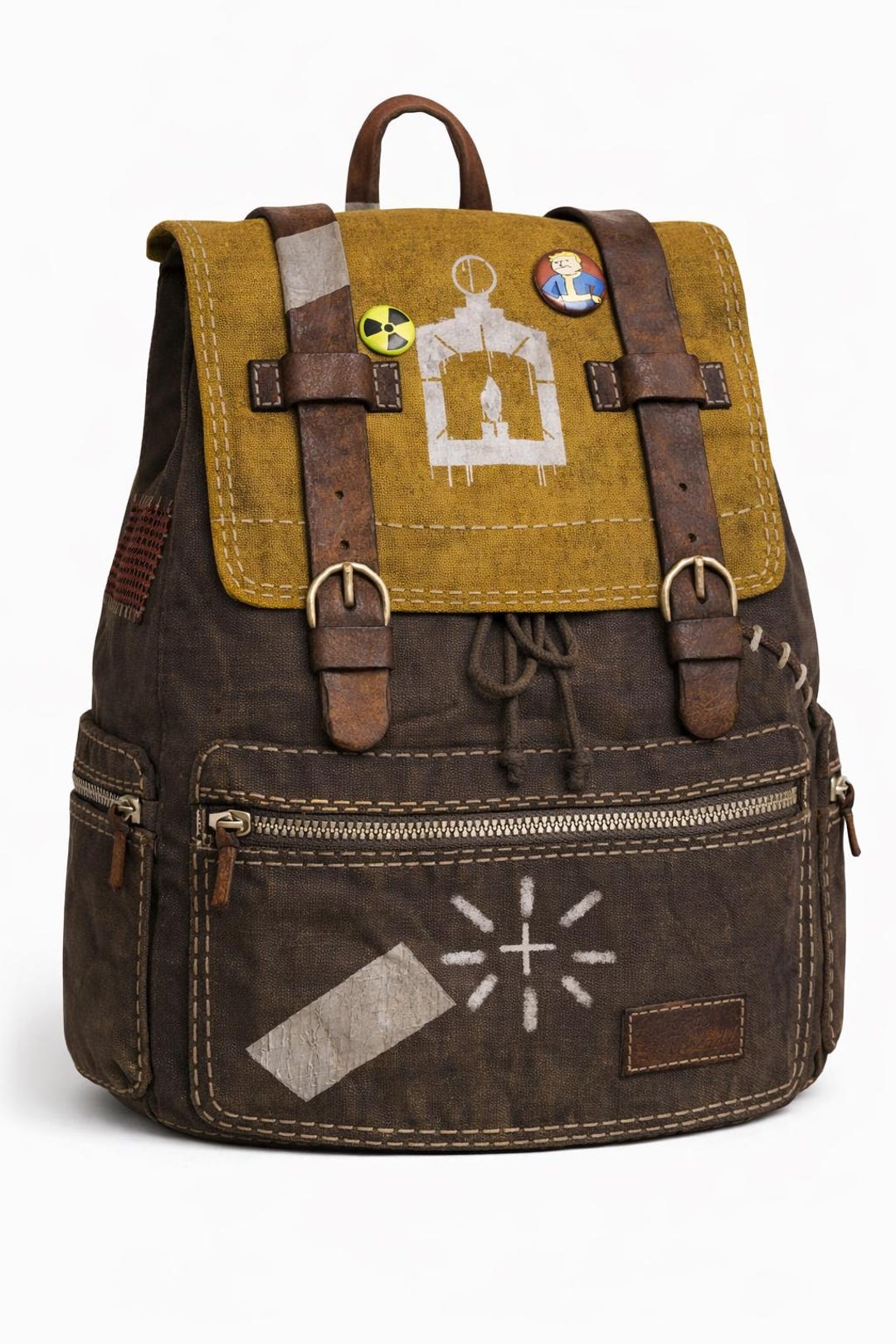 Forgotten Backpack Fallout Inspired Distressed Canvas Backpack - Etsy