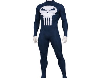 Skull Emblem Superhero Bodysuit