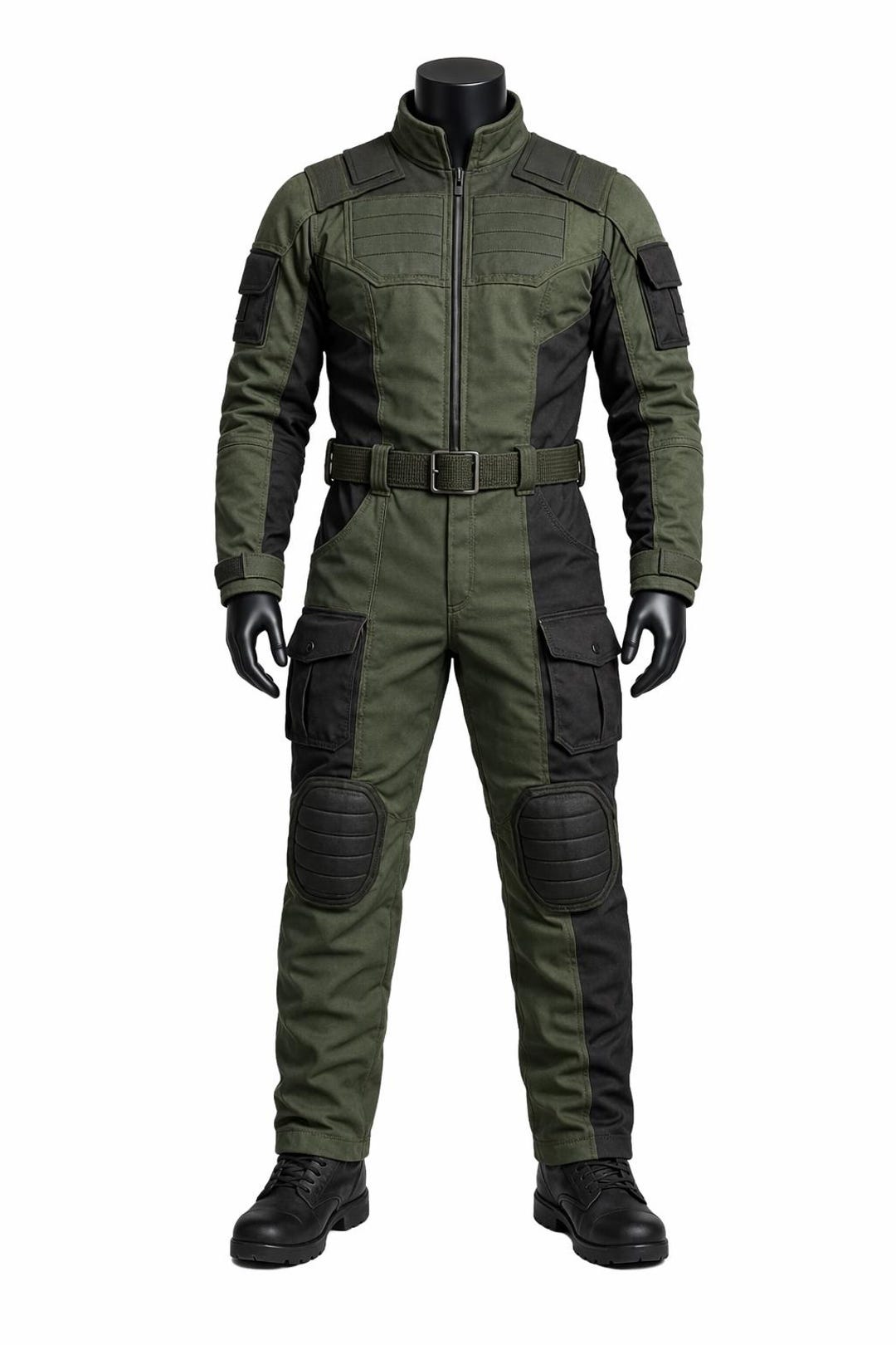 パンツ MILITARY JUMPSUIT human Mada Green Tactical Jumpsuit | Military Sci-fi Cosplay Combat Costume