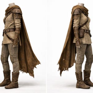 Post-apocalyptic Ranger Outfit With Cape – Wasteland Survivor Costume ...