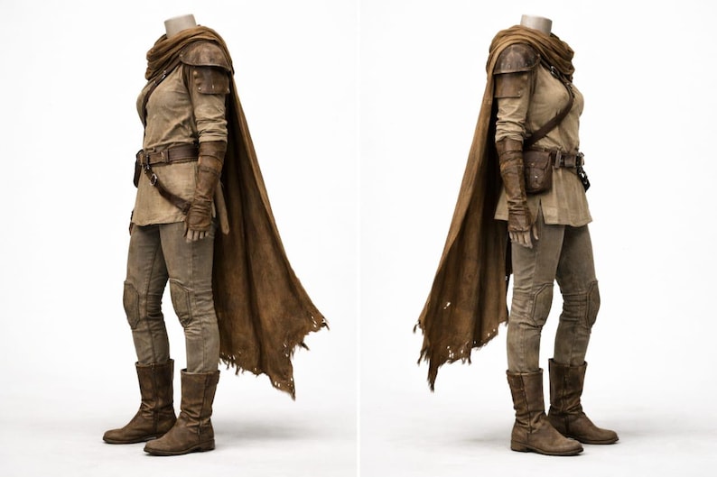 Post-apocalyptic Ranger Outfit With Cape – Wasteland Survivor Costume ...