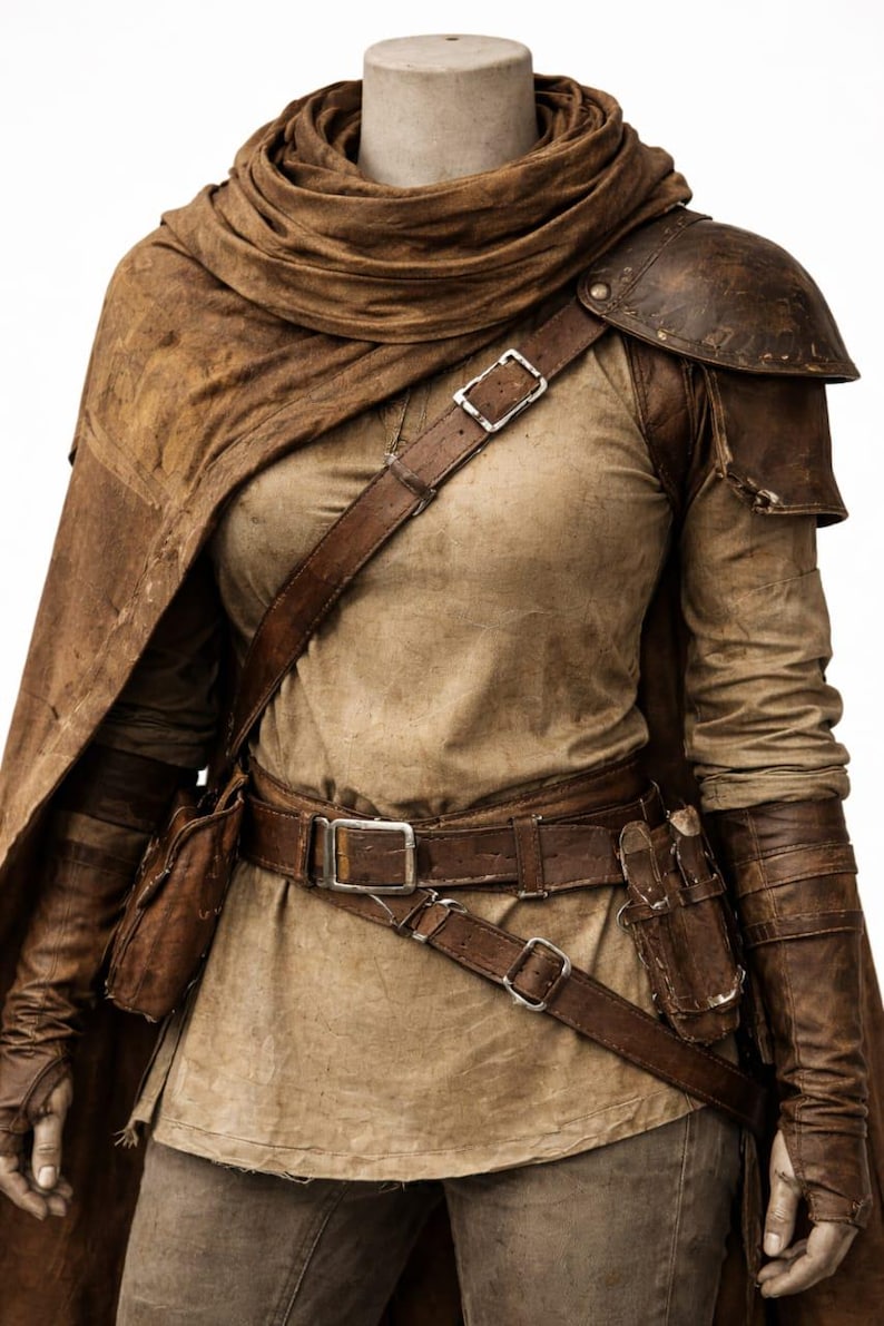 Post-apocalyptic Ranger Outfit With Cape – Wasteland Survivor Costume ...