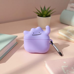 Bonita funda para AirPods con dibujos de fantasmas en 3D / Funda para AirPods Pro con monstruo espeluznante / Funda protectora de silicona para auriculares AirPods Gen 3 2 1 con estética de moda