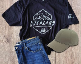 Overlanding-Shirt, Off-Road-Shirt, Camping-Shirt, Custom-Shirt, Overlanding-Accessoire, Herrenhemd, Custom-T-Shirt, Du hattest mich bei Overland