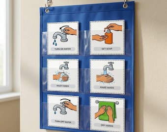 Hand Washing Visual Schedule | Hygiene Routine Cards for Visual Learners