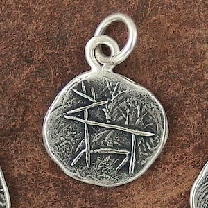 Cave Caribou/Deer Pendant - Caveman Castings - Sterling Silver