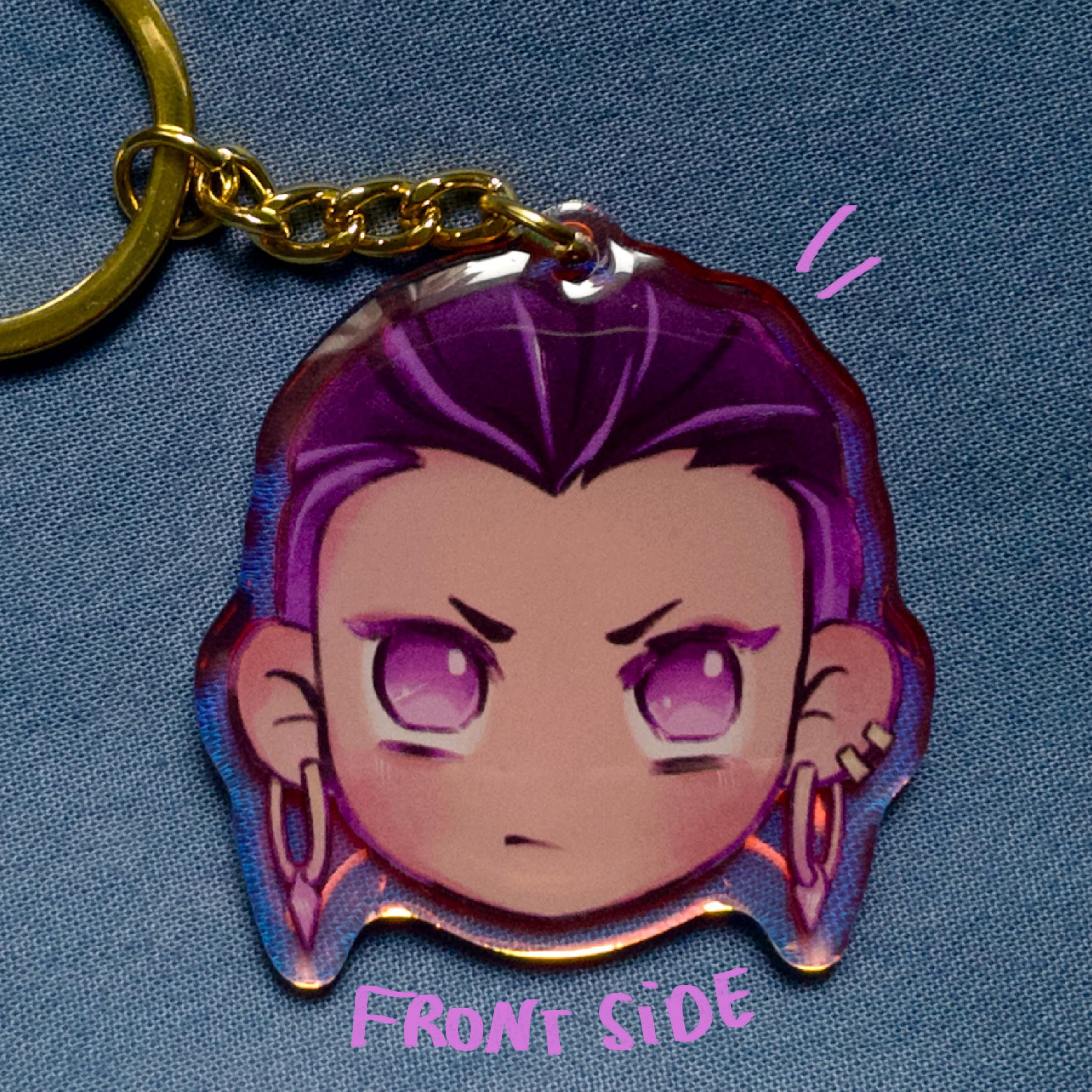 Reyna Keychain Valorant Keychains, Stickers, Jett, Chamber, Reyna, Omen, Gekko - Etsy