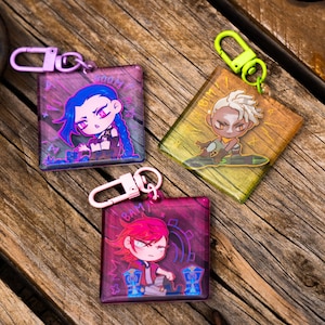 ARCANE Double Sided Keychains Jinx, Vi, Ekko