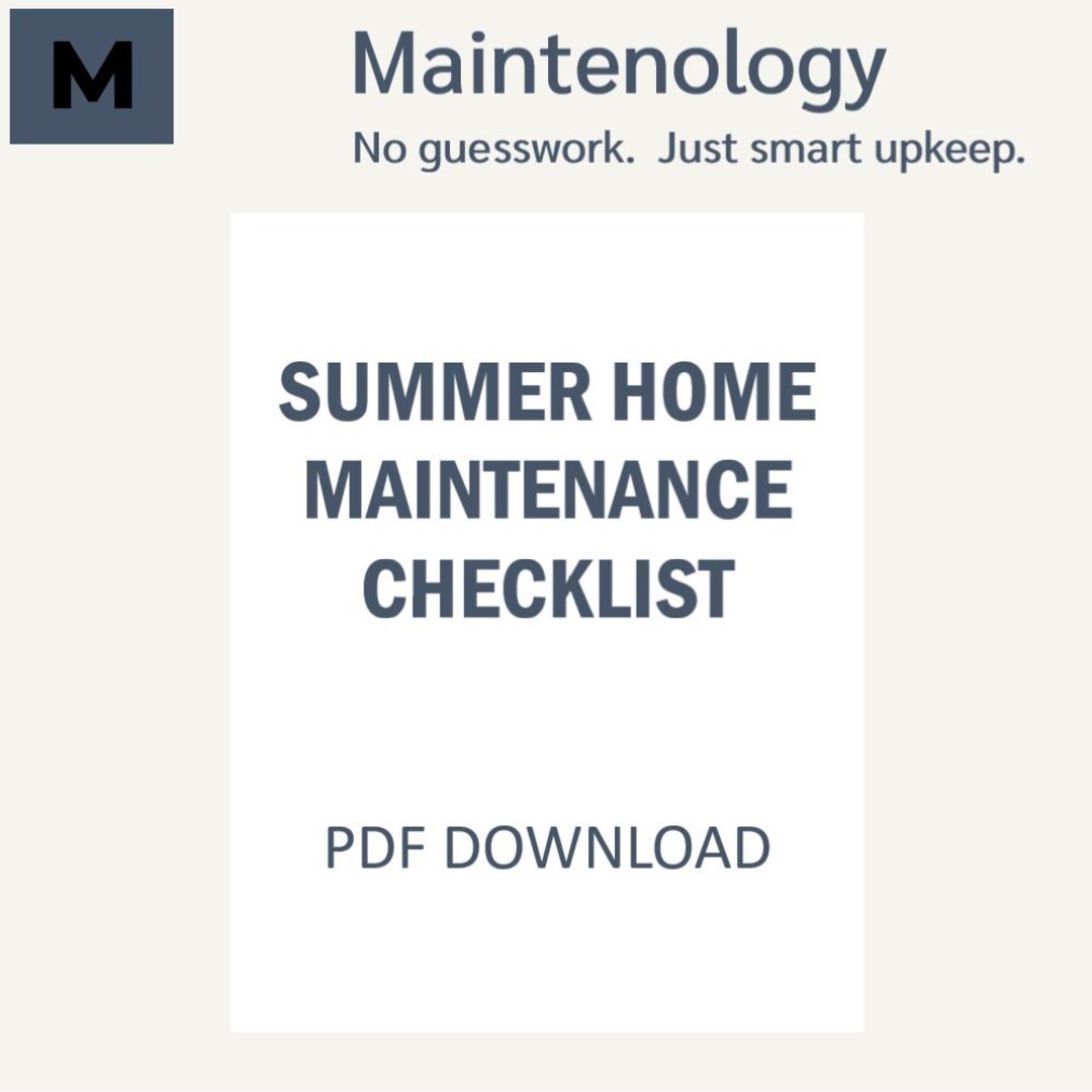 View of Summer Home Maintenance Checklist – Warm Weather Tasks for Homeowners ...