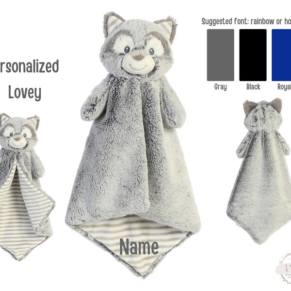 Raccoon Baby Blanket Etsy