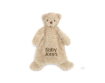 Personalized Bear Lovey: Marshmallow Mon Ami Security Blanket