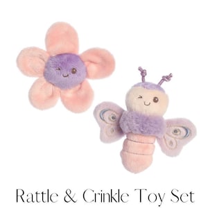 Matching Animal Rattle, Plush Baby Toys Rattles, Baby Shower Gift