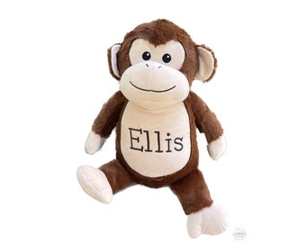 Personalized Stuffed Animal, New Baby Gift, Monkey Nursery, Baby Gift, Personalized Baby Gift, Monkey Stuffed Animal