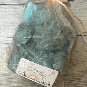 Personalized animal Lovey, dragon lovey,Baby Boy Gift, Newborn Security Blanket image 8