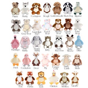 Personalized Birth Stats Stuffed Animal, New Baby Gift, Personalized Stuffed Animal, Baby Shower Gift