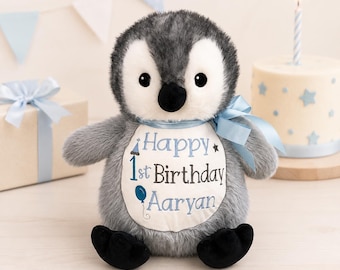 Personalize Stuffed Animal with Name, Child Birthday Gift, You pick animal