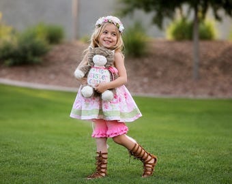 Personalized Big Sister Plush Stuffed Animal- Pick from 35 Animal Options- Keepsake Baby Shower Gift