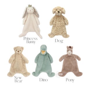 Personalized Baby Lovey: Mon Ami Plush Security Blanket