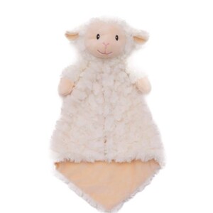 Personalized Animal Lovey, Embroidered Baby Security Blanket image 16