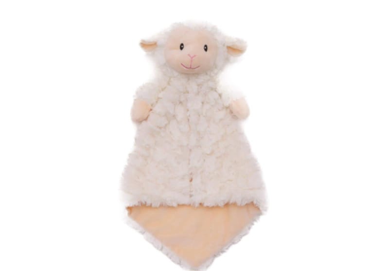 Personalized Animal Lovey, Embroidered Baby Security Blanket image 16