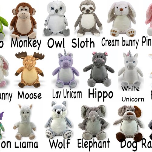 Personalized Stuffed Animal Name Only Stuffed Animal Animal - Etsy Personalized Stuffed Animal Name Only Stuffed Animal Animal - Etsy