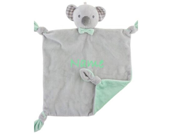 Personalized koala bear lovey personalized with name blanket | Etsy