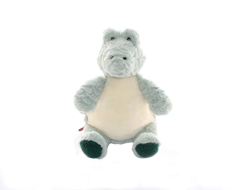 Personalized New Baby Birth Info Stuffed Animal, Baby Shower Gift I Sew Jo Bild 13