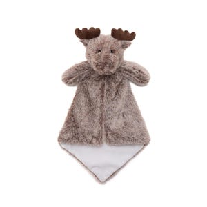 Personalized Animal Lovey, Embroidered Baby Security Blanket image 12