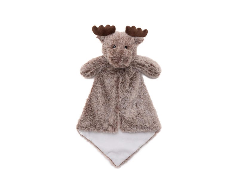 Personalized Animal Lovey, Embroidered Baby Security Blanket image 12