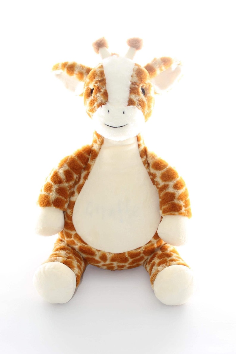 Personalized New Baby Birth Info Stuffed Animal, Baby Shower Gift I Sew Jo Bild 9