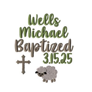 Wells Michael Baptized 3.15.25
