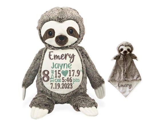 Modern baby sloth lovey hotsell