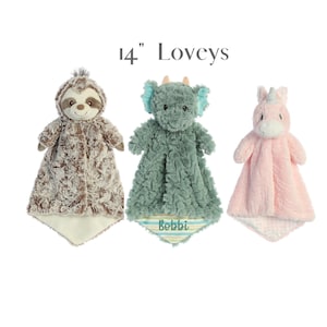 Personalized Baby Lovey, LUVSTER, Baby Gift, Newborn Security Blanket, Baby shower Gift