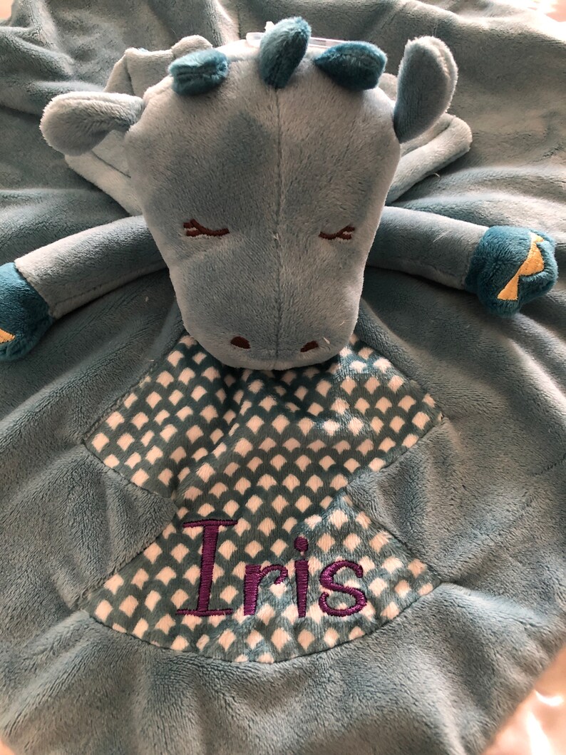 Personalized animal lovey animal lovie personalized blankie Etsy