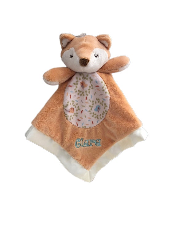 Personalized Animal Lovey Animal Lovie Personalized Blanket Security Blanket Personalized Baby Gift Animal Blankie Baby Shower Custom - 